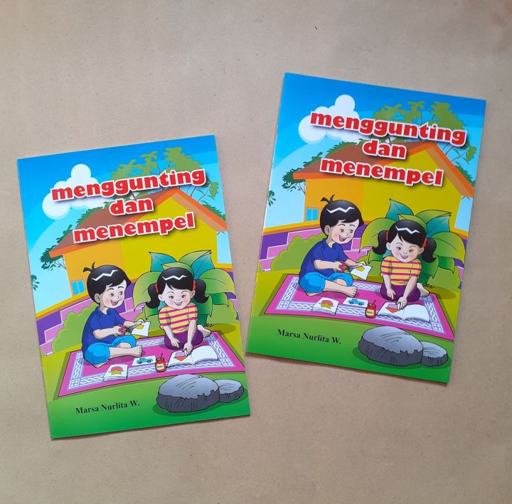 Buku Menggunting Dan Menempel Untuk Anak TK Paud | Lazada Indonesia