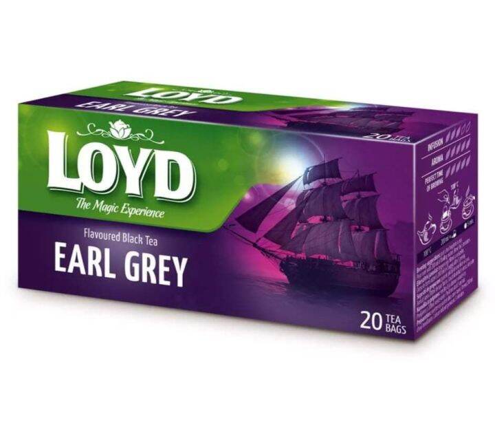 Loyd Earl Grey Flavoured Black Tea (20 tea bags) Lazada PH