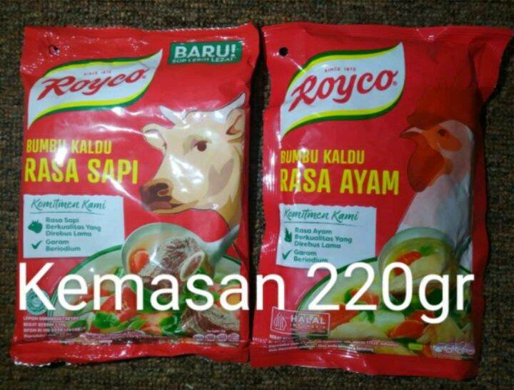 Royco Bumbu Kaldu Ayam & Sapi 220G | Lazada Indonesia