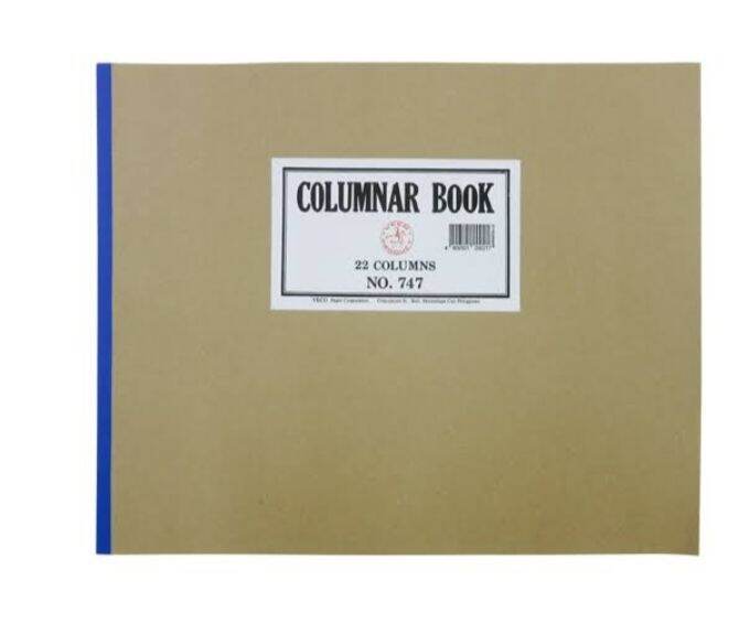 CC COLUMNAR JOURNAL 22/ 24 / accounting journal Lazada PH