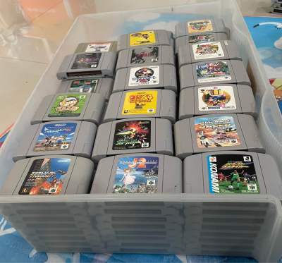 ตลับเกมส์ N64 game cartridge แท้ Original JAPAN มือสอง