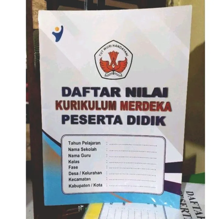 Buku Daftar Nilai Kurikulum Merdeka Peserta Didik Untuk Jengjang SD SMP ...