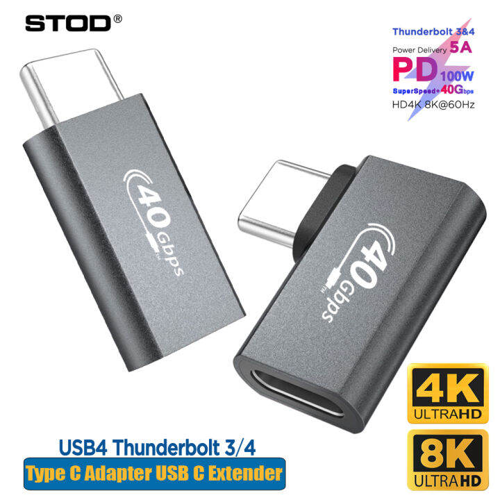 Stod usb c adapter type c connector female to male converter usbc