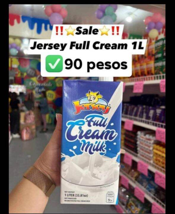Jersey Full Cream Milk 1L Lazada PH