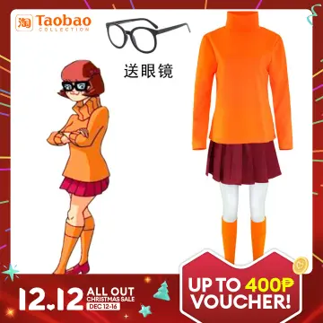 Velma Cosplay Costume Movie Character Uniform Halloween Costume