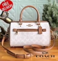 กระเป๋าสะพาย 
COACH ROWAN SATCHEL IN SIGNATURE CANVAS 
Code: CA149