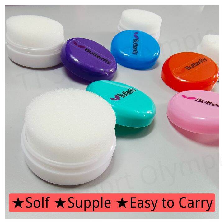 Mini Rubber Cleaner Sponge Cartridge Butterfly Table Tennis 乒乓球运动 TT