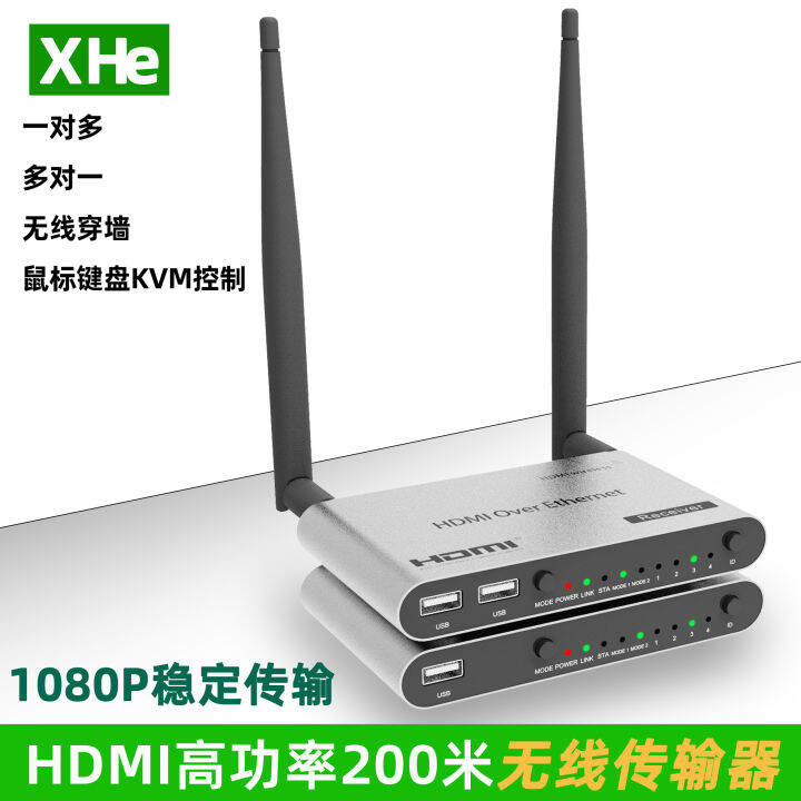 HDMI Wireless Transmitter Extender KVM Projection Screen ComputerTV