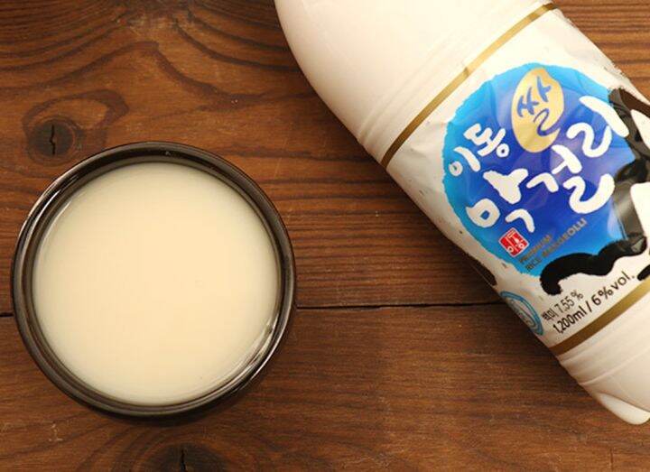 EDONG RICE MAKGEOLLI [막걸리 玛可利] Korean Rice Wine (1L /1 bottle), alcohol 7, Direct Import from