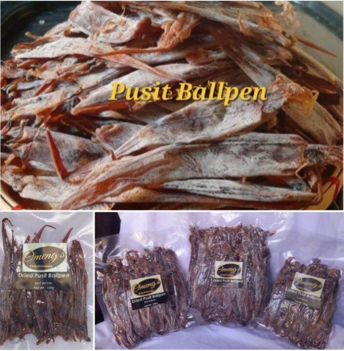 Dried Squid Pusit Bolpen Tarorot Good Quality Vacuumsealed Pack in