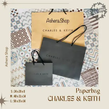 Jual paper bag charles and keith hot sale