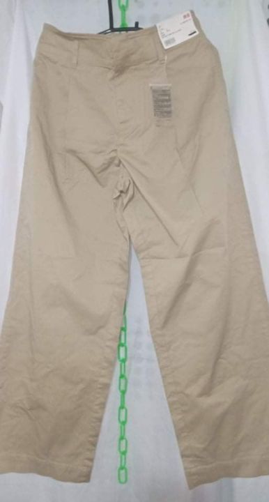 HIGH WAIST CHINO PANTS - チノパン