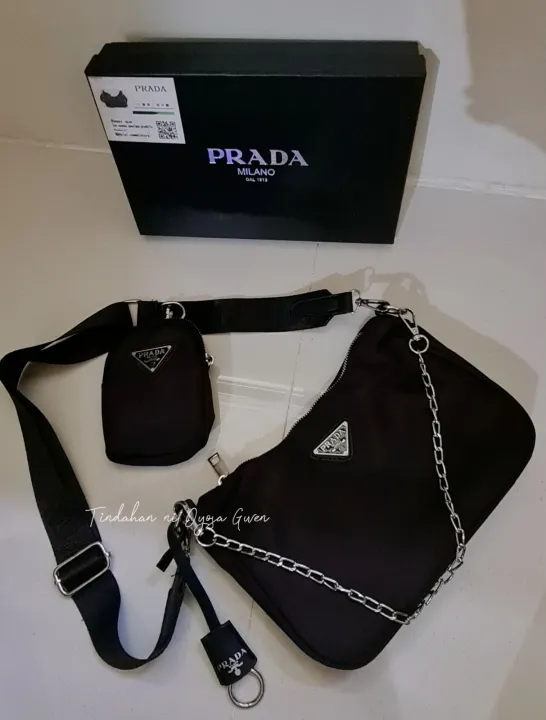 Luxury Sling Bag with detachable coin purse (with box) Lazada PH