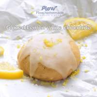 คุกกี้ คุกกี้นิ่ม ซอฟต์คุกกี้ เลม่อน ไวท์ช็อกโกแลต soft cookie white chocolate lemon flowhomemade