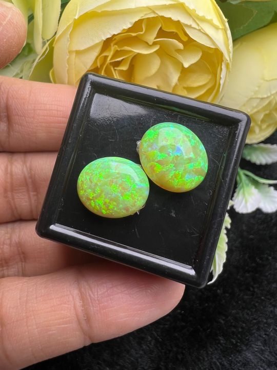 opal-โอปอล-สี-peridot-9x7-มม-2-เม็ด-shape-oval-synthetic-opal-โอปอสังเคราะห์-lab-made-opal-oval-9x7-mm-2-pcs