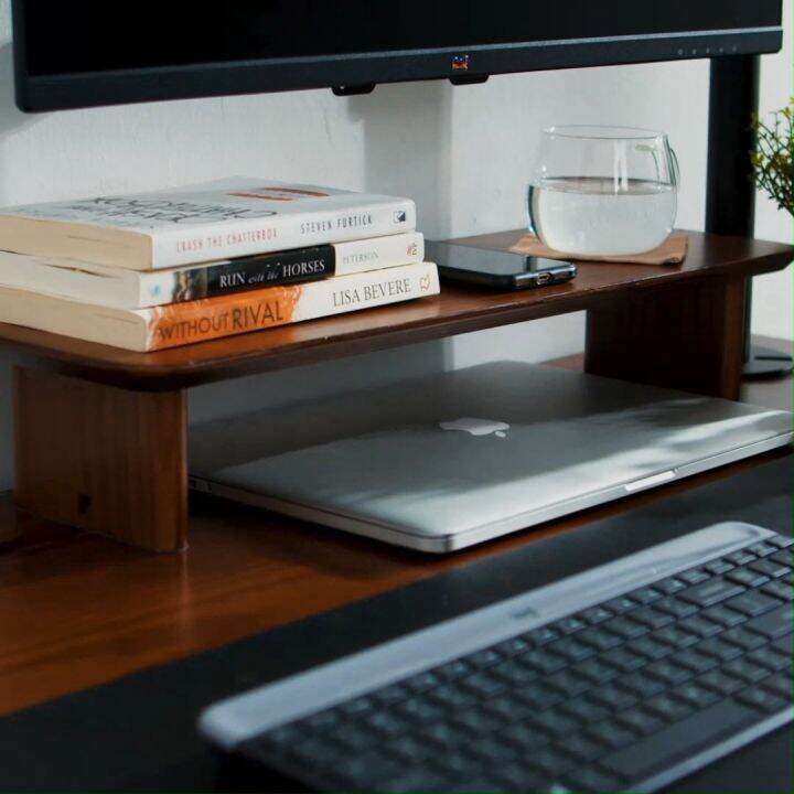 Everdesk Shelf Desk Shelf Desktop Organizer Tabletop Storage Display Shelf Monitor