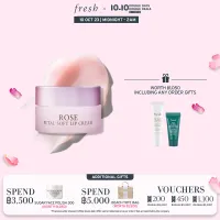 Fresh Rose Petal-Soft Lip Cream 10g เฟรช โรส ลิปบาล์ม เติมความชุ่มชื้นล้ำลึก กลิ่นกุหลาบ ฟื้นบำรุงริมฝีปากให้อ่อนนุ่ม แลดูสุขภาพดี