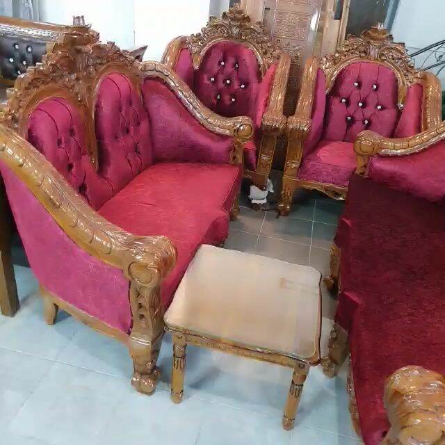 Sofa Jati Ganesha Meja Kerusi Kayu Jati Sofa Set Kayu Jati Kerusi Kayu Jati Teak Wood Lazada