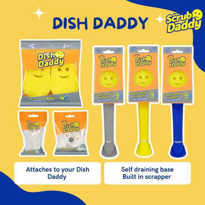 Dish Daddy by Scrub Daddy Dishwashing Sponge Wand Lazada