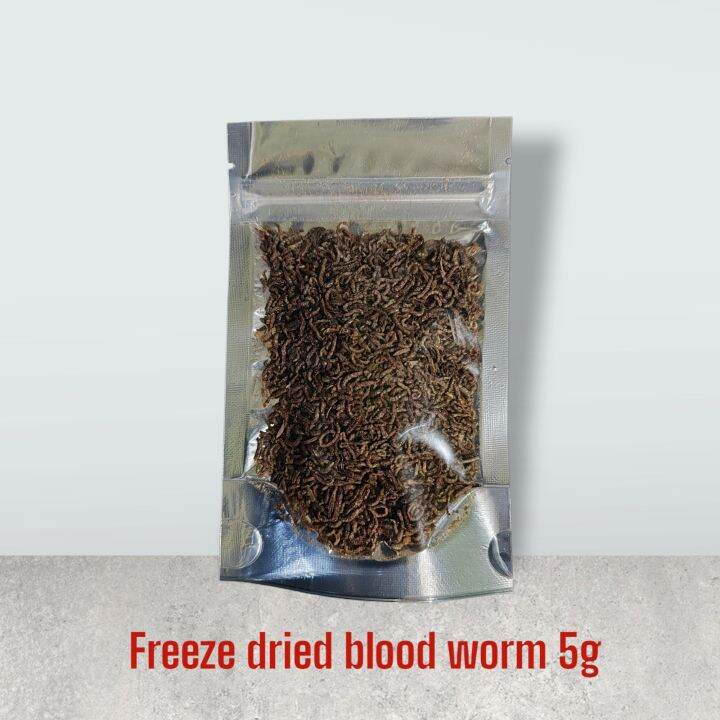 Premium Freeze Dried Bloodworms 5g, 10g Lazada PH