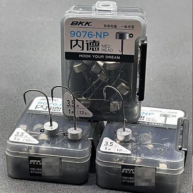 Lure BKK Ned Hook Ned Reinforced Tumbler MushroomShaped Haircut Jig