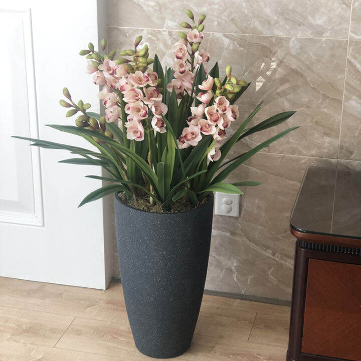 HighEnd Cymbidium Artificial Flower Living Room Large Beam Floor