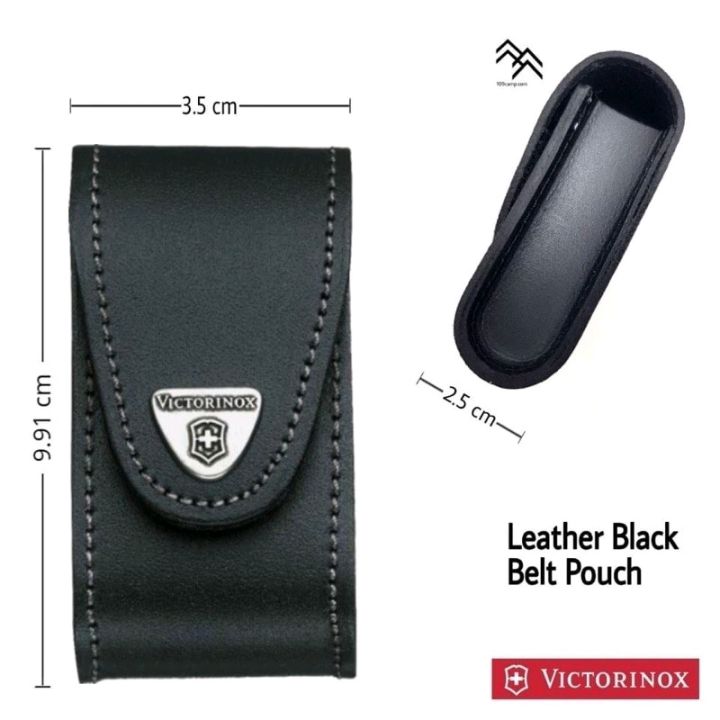 กระเป๋าหนัง-victorinox-ของแท้-สีดำใส่รุ่น-champ-สามารถร้อยเข็มขัดได้-swiss-made-ของแท้