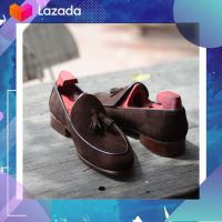 Arcobareno Tassel Loafer Suede Brown รองเท้า loafer ผู้ชาย งานหนัง Italy แท้ HandMade สุดคลาสสิค