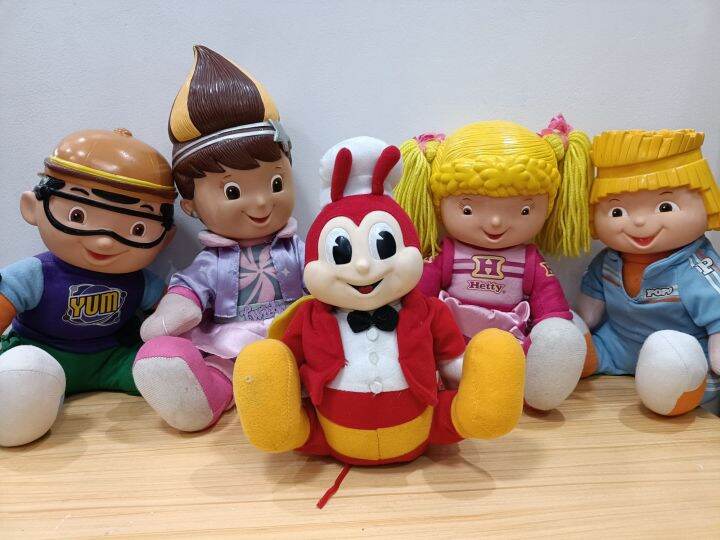 Rare Vintage Jollibee Characters Popo and Yum Doll | Lazada PH