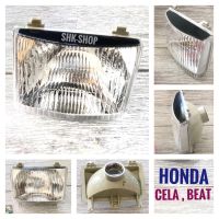 ชุดไฟหน้า HONDA CELA , BEAT เซล่า บีท ไฟหน้า มอเตอร์ไซค์ [033]