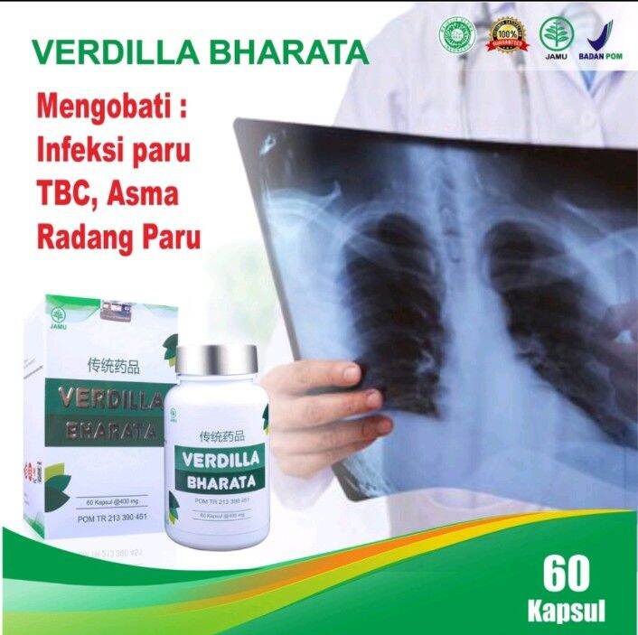 Herbal Verdilla Bharata Obat Paru Paru TBC Asma Batuk Berdarah Infeksi ...