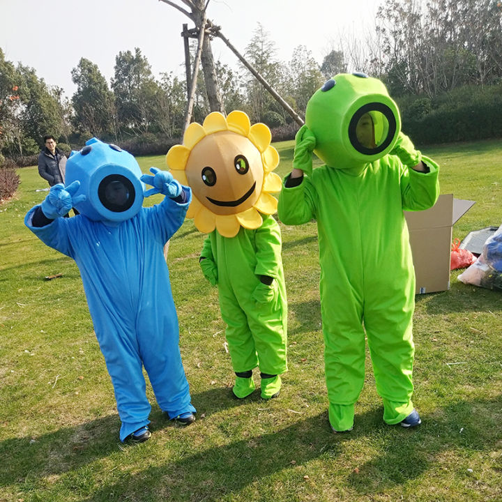  Plants Vs. Zombies Sunflower Costume for Kids Large : Clothing,  Shoes & Jewelry