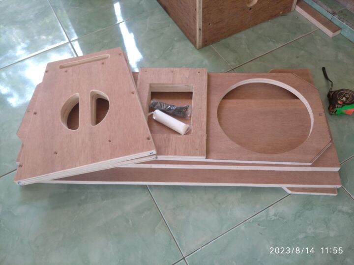 rohman balin box speker line array 12in doble rakitan sendiri. bahan
