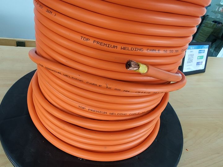 สายเชื่อมไฟฟ้า-16-sq-mm-tdp-premium-cable-ราคา115บาท-เมตร
