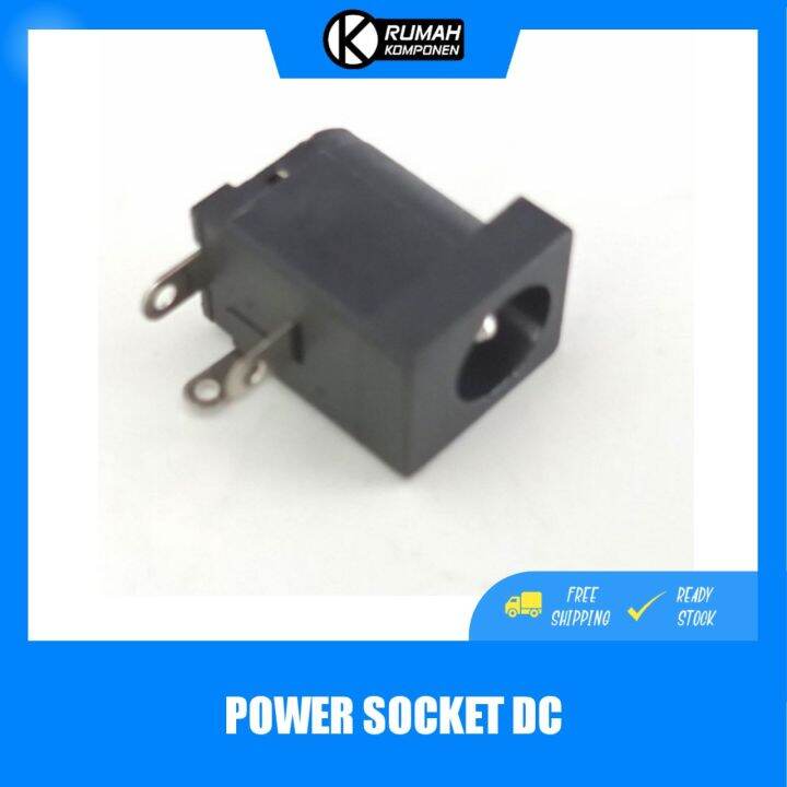 2 pcs Socket DC power soket power konektor adaptor Dc 5.5x2.1 mm ...