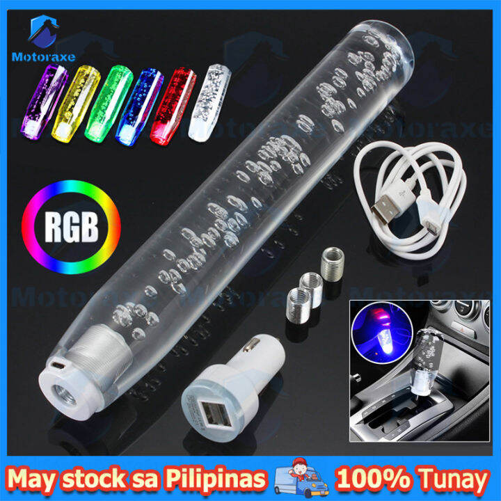 Car Gear Shift Knob Handle Extender Manual Shifter Stick Lever with USB