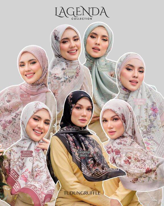 🔥Original HQ🔥 Tudung Ruffle Lagenda / fizi woo memory lane ...