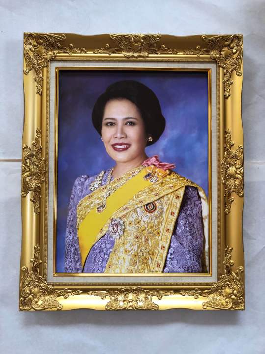 กรอบรูปหลุยส์สมเด็จพระนางเจ้าสิริกิติ์-กรอบรูปขนาด-21x26-นิ้ว-ภาพมงคล-เสริมฮวงจุ้ย-ตกแต่งบ้าน-ของขวัญ-ของที่ระลึก