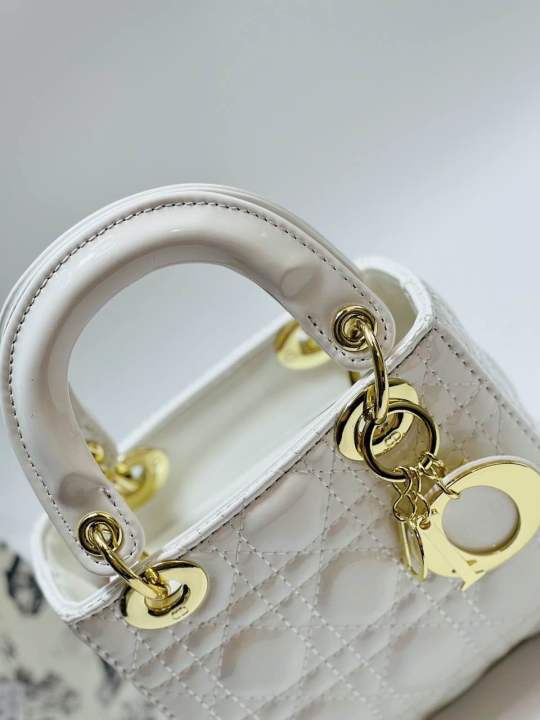 Túi Dior Lady siêu cấp da bê màu trắng size 26cm  Túi Xách Nữ Túi Xách  Đẹp Túi Xách Giày Dép Nữ  Bước Thời Trang