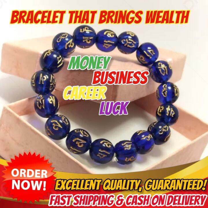 【LuckyCharm2023】Lucky Charm Mantra Bracelet for Good Health, Love and