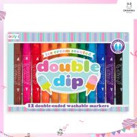 สีเมจิกเด็กกลิ่นไอติม ?? แบรนด์ooly รุ่น Double Dip 12 สี