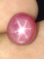 ทับทิมสตาร์ 6.34cts 9.8x9x6.7mm รูปไข่ หินธรรมชาติ 100% Star ruby 6.34cts 9.8x9x6.7mm oval shape 100% natural gemstone