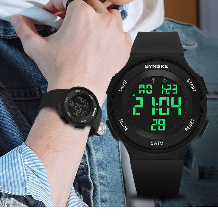 Synoke digital cheap watch