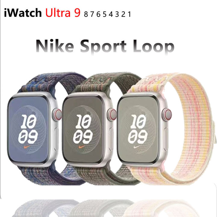 Sport Wrist Band Nylon Strap For Apple Watch Series 9 8 7 6 5 SE 41/45mm  40/44mm