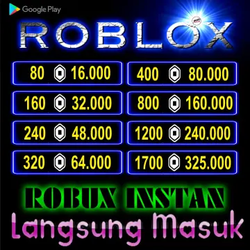 Jual Robux 80 Robux - Harga Termurah Dan Terbaru Di 2023