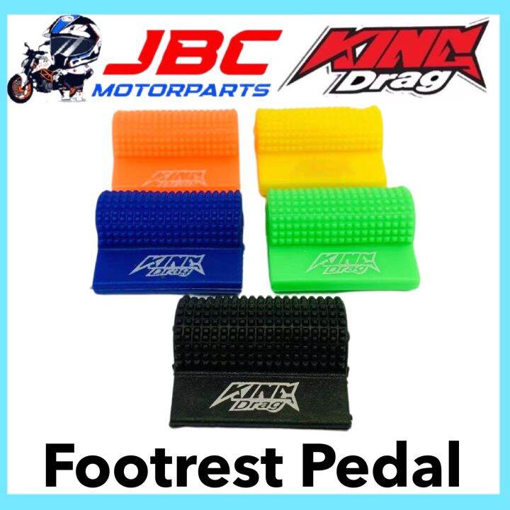 King Drag Rubber Footrest Gear Pedal Universal Lazada PH