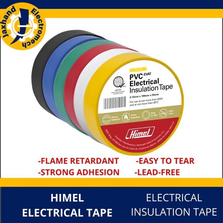 Himel PVC Electrical Tape Fire Retardant / Insulation Tape / Adhesive ...