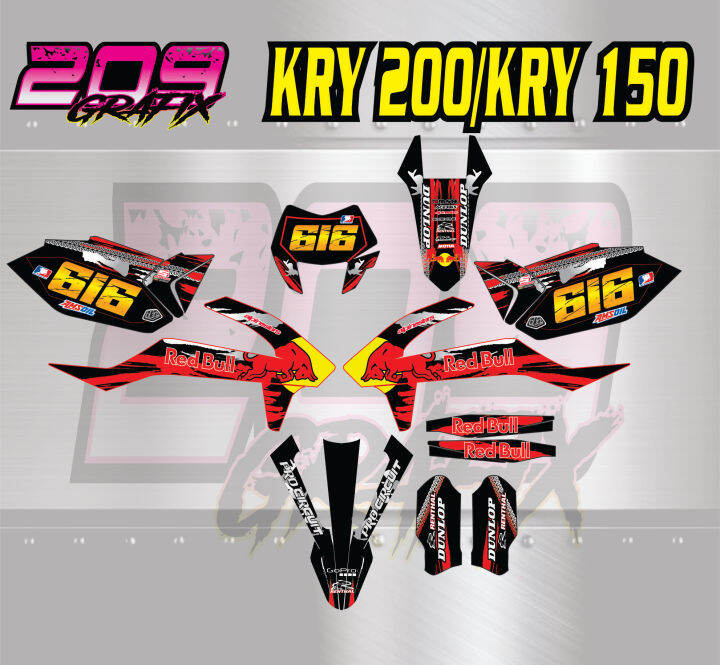 RUSI KRY 200, KRY 150 FULL BODY DECALS | Lazada PH