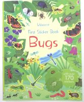 Bugs first sticker book ?มาใหม่?สมุดภาพสติ๊กเกอร์ (เนื้อหาเป็นภาษาอังกฤษ)​ Usborne sticker book หนังสือนิทานภาษาอังกฤษ หนังสืออัสบอร์นเน่