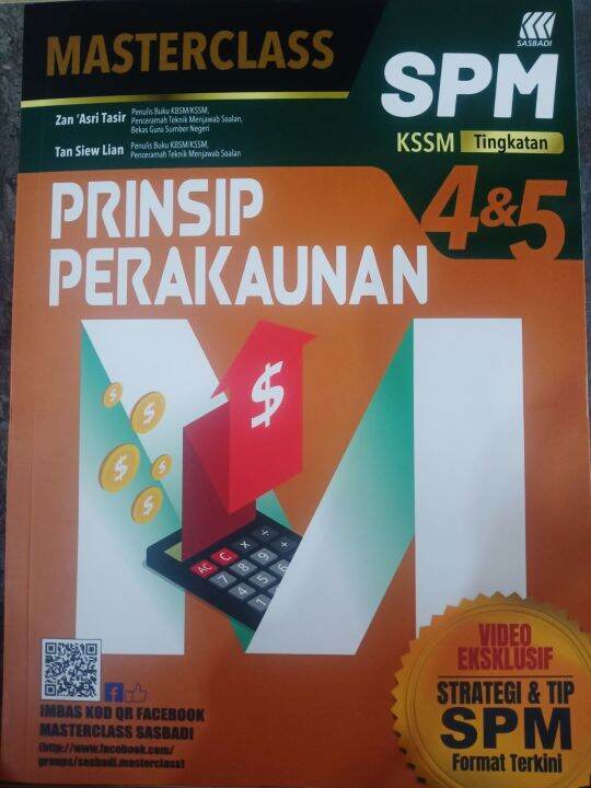 MASTERCLASS PRINSIP PERAKAUNAN KSSM SPM | Lazada